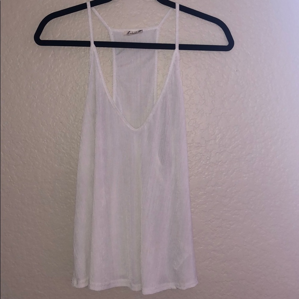 Free People Slinky Slink Textured Tank Top